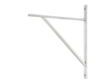 51160 From the Anvil Satin Chrome Chalfont Shelf Bracket (314mm x 250mm)
