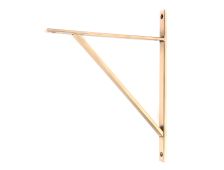 51163 From the Anvil Polished Bronze Chalfont Shelf Bracket (314mm x 250mm)