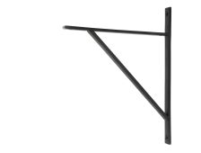 51164 From the Anvil Matt Black Chalfont Shelf Bracket (314mm x 250mm)