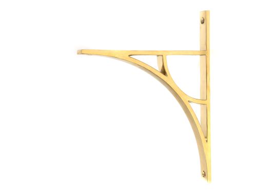 Click Here To Enlarge This Photo Of 51165 From the Anvil Polished Brass Tyne Shelf Bracket (260mm x 200mm)