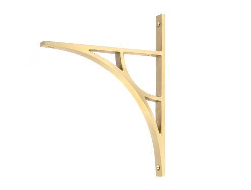 Click Here To Enlarge This Photo Of 51167 From the Anvil Satin Brass Tyne Shelf Bracket (260mm x 200mm)