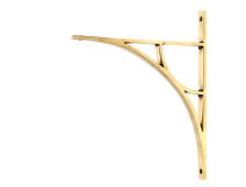 51176 From the Anvil Aged Brass Tyne Shelf Bracket (314mm x 250mm)