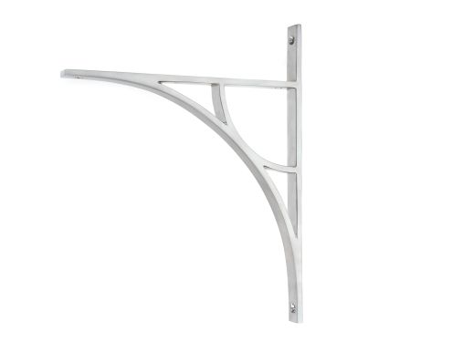 Click Here To Enlarge This Photo Of 51180 From the Anvil Satin Chrome Tyne Shelf Bracket (314mm x 250mm)