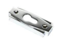 51200 From the Anvil Polished Chrome Art Deco Euro Escutcheon (Set)