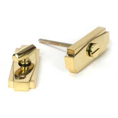 Click Here To Enlarge This Photo Of 51203 From the Anvil Polished Brass Art Deco Thumbturn