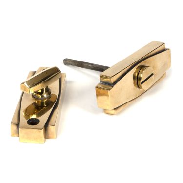 Click Here To Enlarge This Photo Of 51204 From the Anvil Aged Brass Art Deco Thumbturn