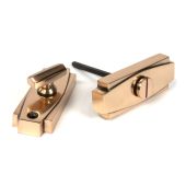 51208 From the Anvil Polished Bronze Art Deco Thumbturn