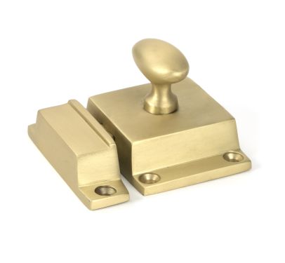 Click Here To Enlarge This Photo Of 51209 From the Anvil Satin Brass Cabinet Latch