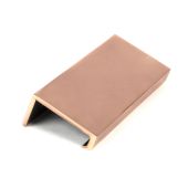 51218 From the Anvil Polished Bronze 100mm Plain Edge Pull