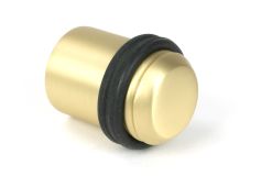51299 From the Anvil Satin Brass Floor Mounted Door Stop