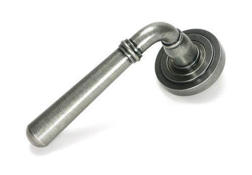 Click Here To Enlarge This Photo Of 51331 From the Anvil Pewter Newbury Lever on Rose Set (Art Deco) - Unsprung