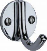 V1064-PC Heritage Brass Single Robe Hook Polished Chrome Finish