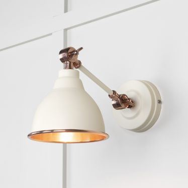 Click Here To Enlarge This Photo Of 49714STE From the Anvil Smooth Copper Brindley Wall Light in Teasel