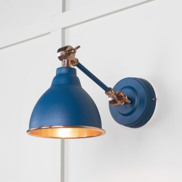 Click Here To Enlarge This Photo Of 49714SU From the Anvil Smooth Copper Brindley Wall Light in Upstream