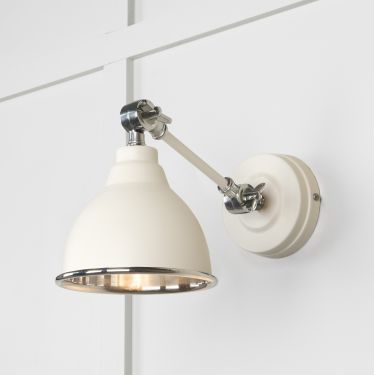 Click Here To Enlarge This Photo Of 49715STE From the Anvil Smooth Nickel Brindley Wall Light in Teasel