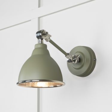 Click Here To Enlarge This Photo Of 49718STU From the Anvil Hammered Nickel Brindley Wall Light in Tump
