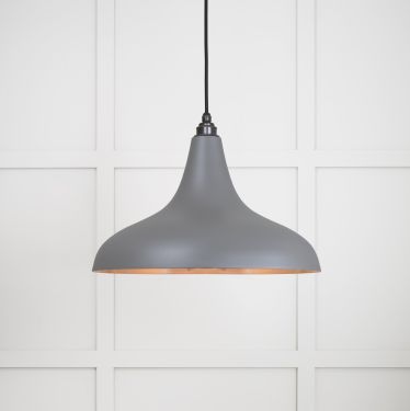 Click Here To Enlarge This Photo Of 49720SBL From the Anvil Smooth Copper Frankley Pendant in Bluff