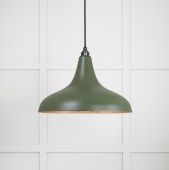 49720SH From the Anvil Smooth Copper Frankley Pendant in Heath