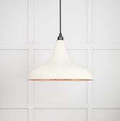 49720STE From the Anvil Smooth Copper Frankley Pendant in Teasel