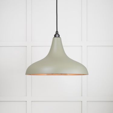 Click Here To Enlarge This Photo Of 49720STU From the Anvil Smooth Copper Frankley Pendant in Tump