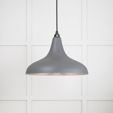 Click Here To Enlarge This Photo Of 49721SBL From the Anvil Smooth Nickel Frankley Pendant in Bluff