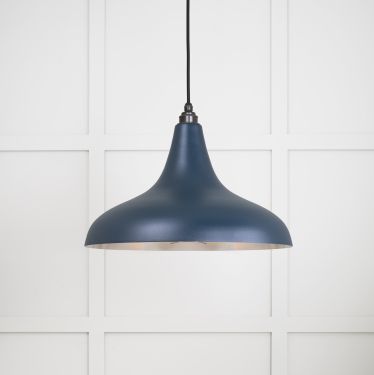 Click Here To Enlarge This Photo Of 49721SDU From the Anvil Smooth Nickel Frankley Pendant in Dusk