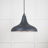 49721SSO From the Anvil Smooth Nickel Frankley Pendant in Soot