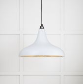 49722SBI From the Anvil Smooth Brass Frankley Pendant in Birch