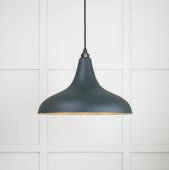 49722SDI From the Anvil Smooth Brass Frankley Pendant in Dingle