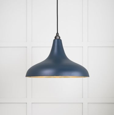 Click Here To Enlarge This Photo Of 49722SDU From the Anvil Smooth Brass Frankley Pendant in Dusk