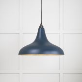 49722SDU From the Anvil Smooth Brass Frankley Pendant in Dusk