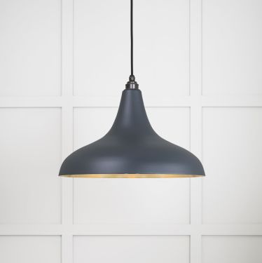 Click Here To Enlarge This Photo Of 49722SSO From the Anvil Smooth Brass Frankley Pendant in Soot
