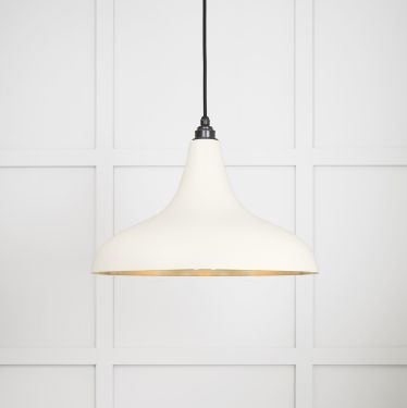 Click Here To Enlarge This Photo Of 49722STE From the Anvil Smooth Brass Frankley Pendant in Teasel