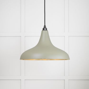 Click Here To Enlarge This Photo Of 49722STU From the Anvil Smooth Brass Frankley Pendant in Tump