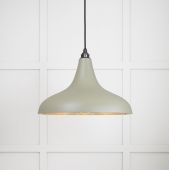 49722STU From the Anvil Smooth Brass Frankley Pendant in Tump