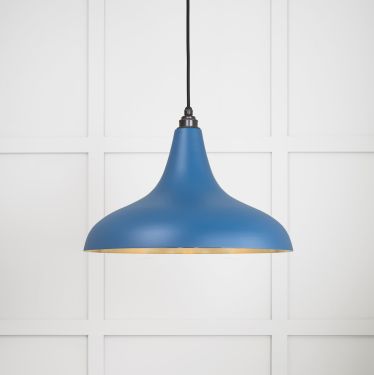 Click Here To Enlarge This Photo Of 49722SU From the Anvil Smooth Brass Frankley Pendant in Upstream