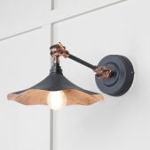 49723SSL From the Anvil Smooth Copper Flora Wall Light in Slate
