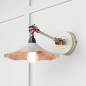 49723STE From the Anvil Smooth Copper Flora Wall Light in Teasel