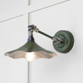 49724SH From the Anvil Smooth Nickel Flora Wall Light in Heath