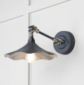 49724SSL From the Anvil Smooth Nickel Flora Wall Light in Slate