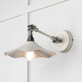 49724STE From the Anvil Smooth Nickel Flora Wall Light in Teasel