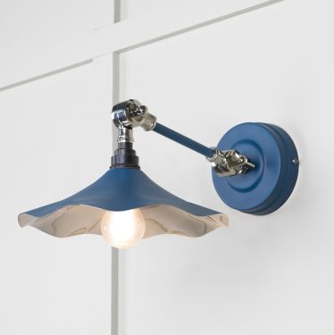 Click Here To Enlarge This Photo Of 49724SU From the Anvil Smooth Nickel Flora Wall Light in Upstream