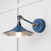 49724SU From the Anvil Smooth Nickel Flora Wall Light in Upstream