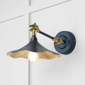 49725SDU From the Anvil Smooth Brass Flora Wall Light in Dusk