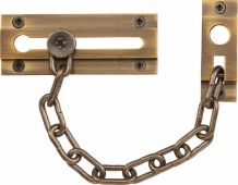 V1070-AT Heritage Brass Door Chain Antique Brass Finish