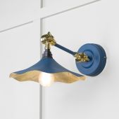 49725SU From the Anvil Smooth Brass Flora Wall Light in Upstream