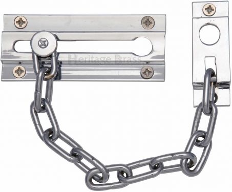 Click Here To Enlarge This Photo Of V1070-PC Heritage Brass Door Chain Polished Chrome Finish