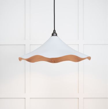 Click Here To Enlarge This Photo Of 49729SBI From the Anvil Smooth Copper Flora Pendant in Birch