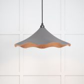 49729SBL From the Anvil Smooth Copper Flora Pendant in Bluff