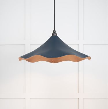 Click Here To Enlarge This Photo Of 49729SDU From the Anvil Smooth Copper Flora Pendant in Dusk
